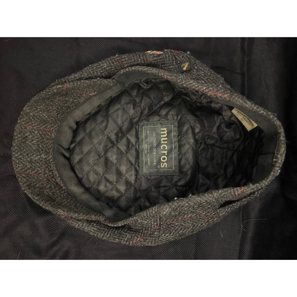 Mucros Weavers Workshop Trinity Flat Cap Wool XL … - image 7